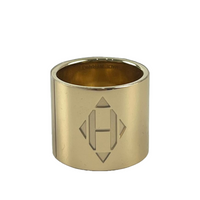 H Diamant Gold Scarf Ring