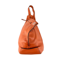 Anton Sling in Soft Grained Calfskin in Pumpkin