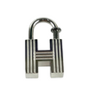 Cadena Padlock Charm H Logo Motif Silver 2000