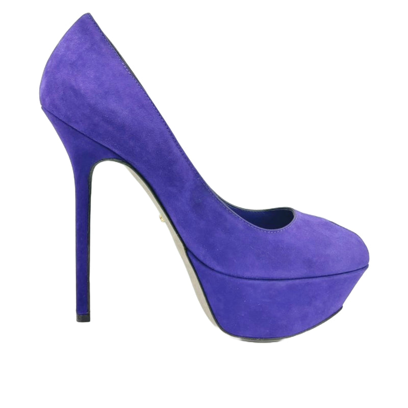 Pelle Royal Anemone Scarpe Donne Blunt Heel