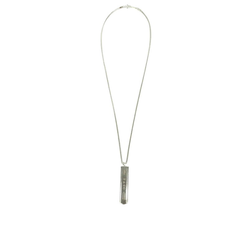 Sterling Silver 1837 Bar Pendant Necklace