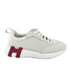 Bouncing Sneaker - Graphic Mesh and Suede Goatskin Size 36.5