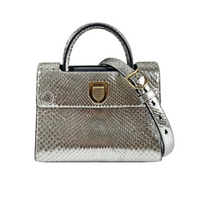 Silver Python Mini Diorever Bag