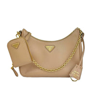 Re-Edition 2005 1BH204 Saffiano Lux Cammeo Shoulder Bag