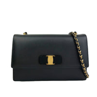 Black Saffiano Ginny Flap Bag