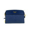 1BH043 Blue Calfskin / Saffiano Crossbody Bag