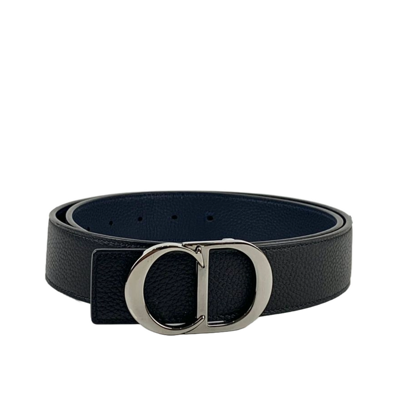 CD Icon Reversible Belt Black/Navy Size 85/34