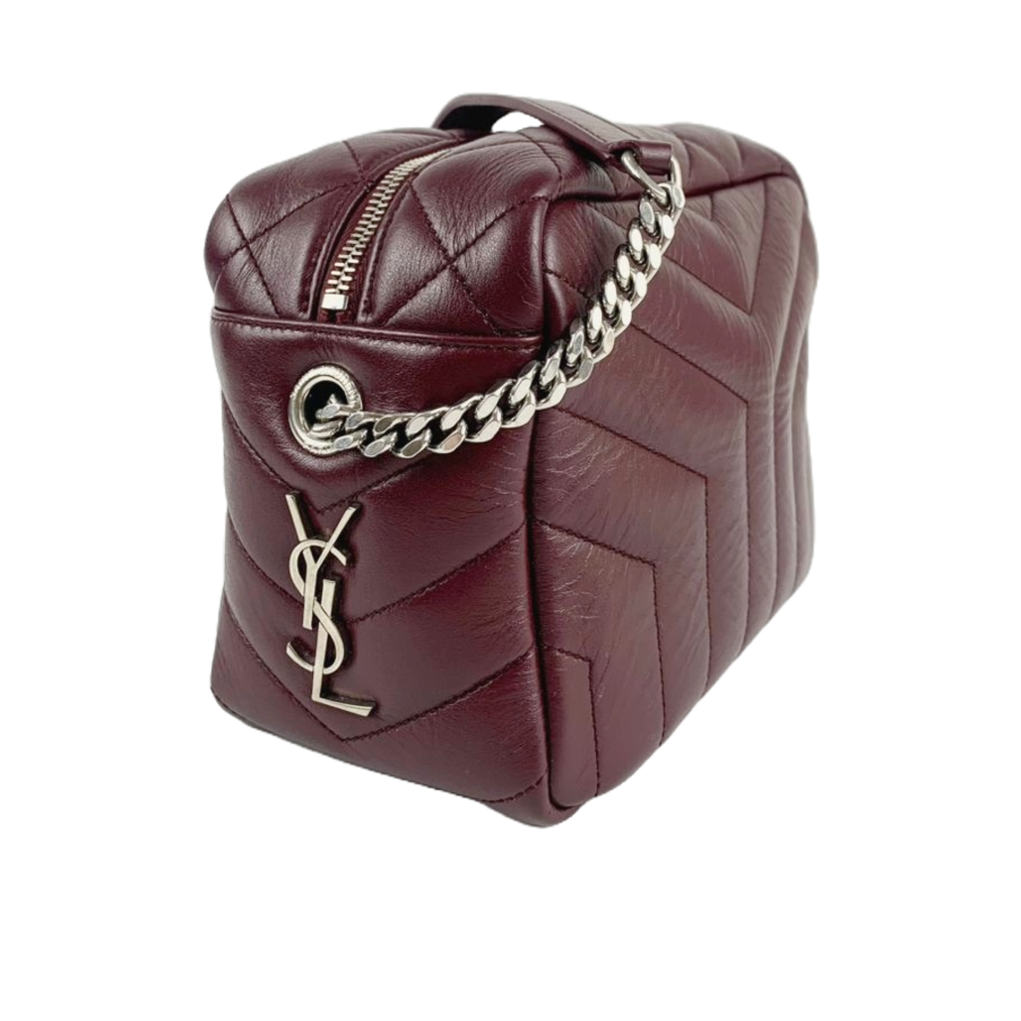 454317 LouLou Bowling Bag in Maroon Glampot