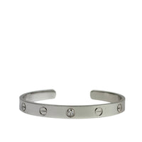 LOVE bracelet, 1 diamond 18k White Gold&nbsp;