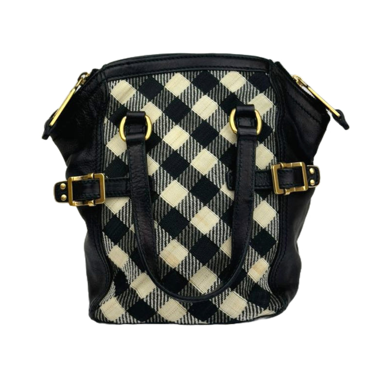 Checkered Canvas Downtown Tote Bag 172461