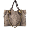 Bamboo Tassel Tote in Python Embossed Calfskin 232942 203998