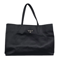 Vintage Black Satin Tote