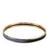 Fusion Bangle in Ultra Marine / Chardon, Yellow Gold Plated