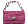 RP0169 Nappa Crystal Bag in Fuchsia