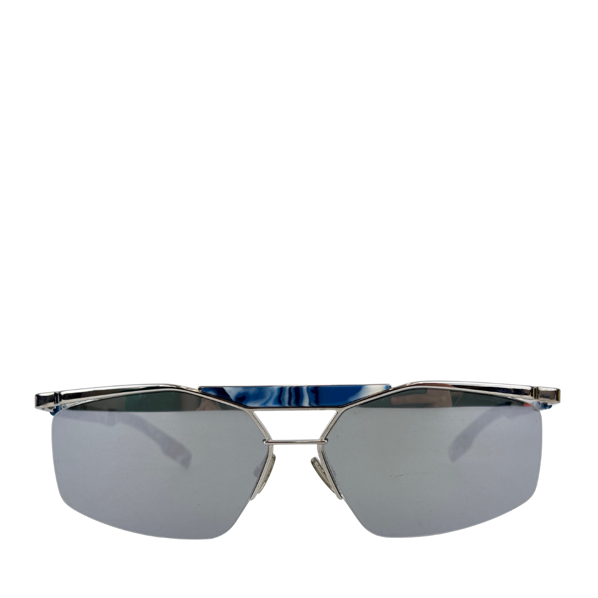 Blue New Dior Homme Psychedelic Sunglasses - Glampot