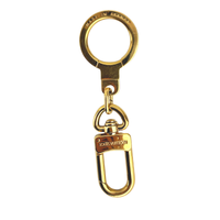 Gold Tone Anneau Cles Mousqueton Key Ring