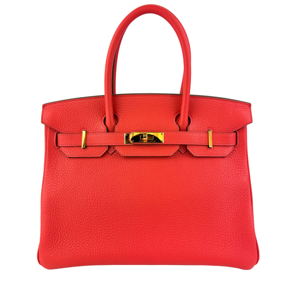 Birkin 30 Rose Jaipur Clemence GHW
