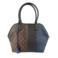 Limited Edition Marine Monogram Blocks Zipped Tote Bag - Glampot