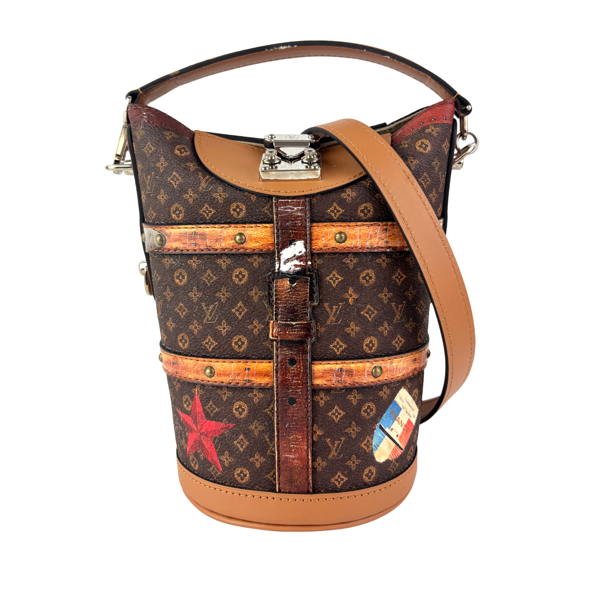 Transformed Monogram Time Trunk Duffle Bag