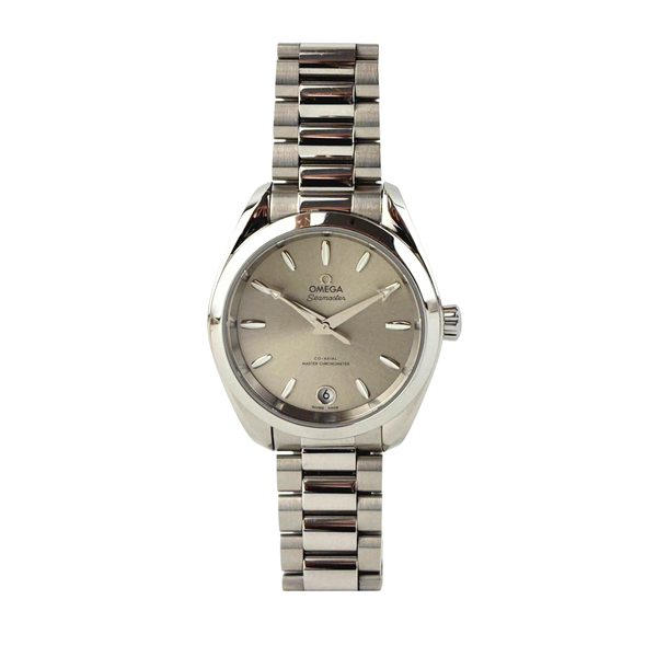 Seamaster Aqua Terra Shades 34mm Steel on Steel in Sandstone