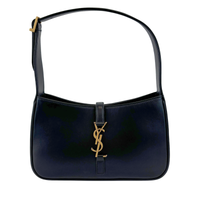 Le 5 A 7 in Black Smooth Leather - Glampot