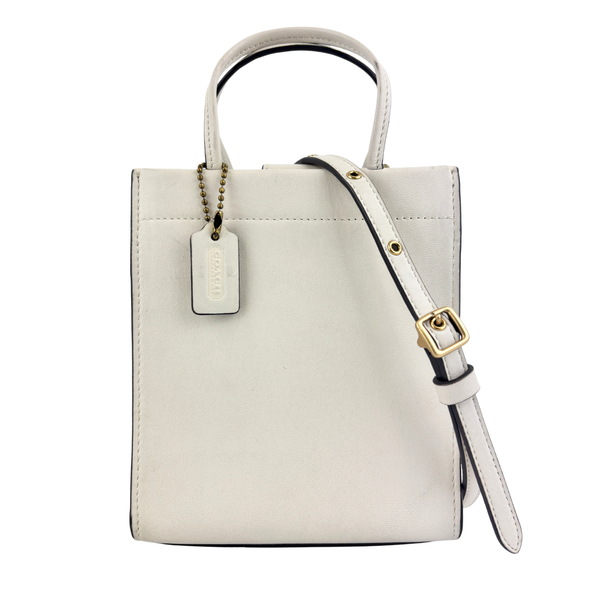 C4828 Mini Cashin Tote in Chalk