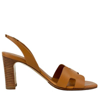 Eternite 80 Veau Naturale Slingback Sandals Size 36