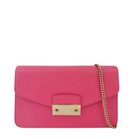 Metropolis Pink Leather Shoulder Bag