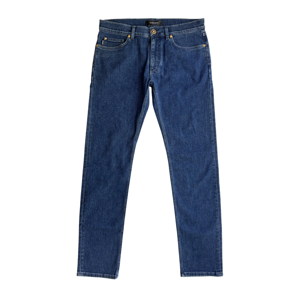 Man's Blue Denim Jeans With Medusa Detail 1006078 | Size 36 | 190/104B