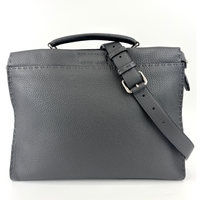 7VA406 Selleria Peekaboo 2way Business Bag in Grey