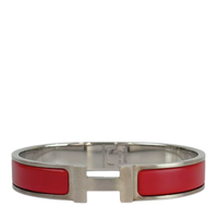 Clic H Bracelet Red PHW Size TGM