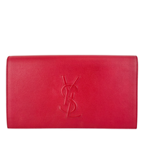 Large Belle De Jour Clutch Red Calfskin