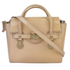 Small La Medusa Pastel Pink Patent Top Handle Bag