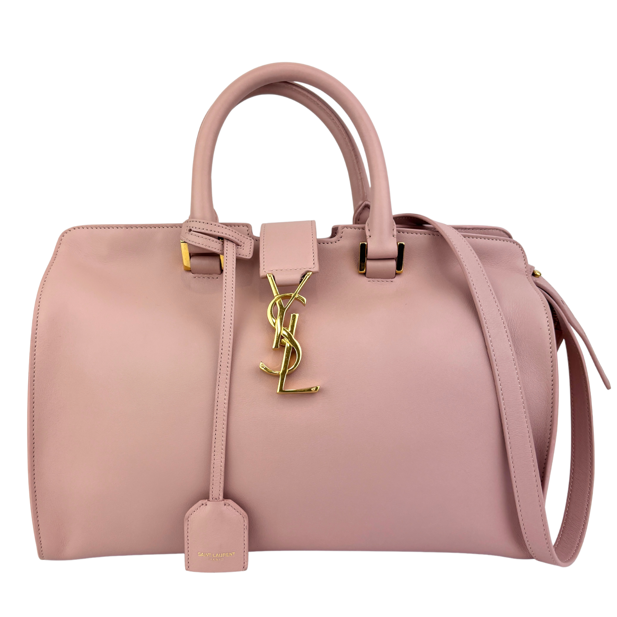 Saint Laurent Monogram Cabas Nude Pink