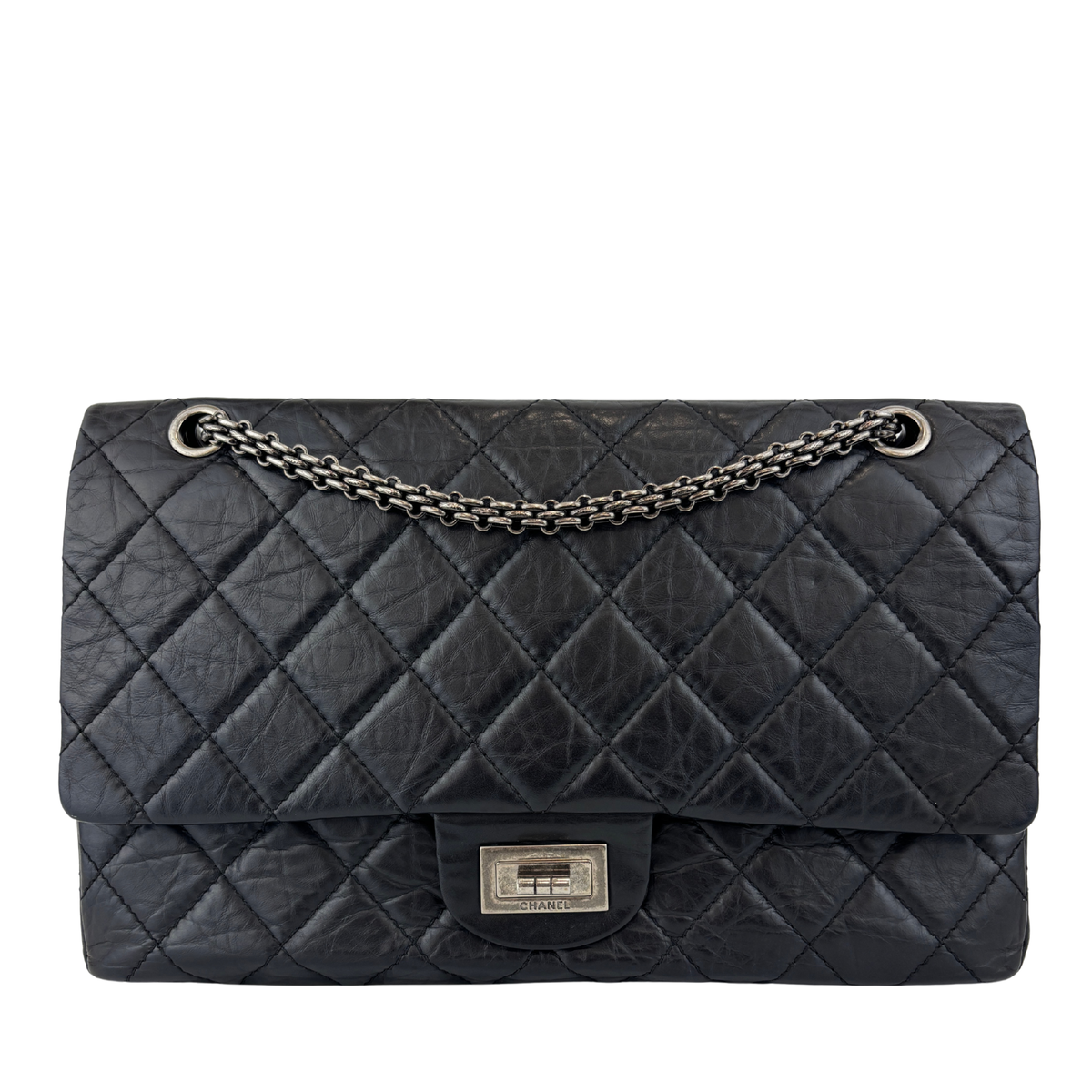 Reissue 227 Black Aged Calfskin RHW - Glampot