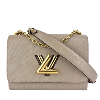 M21112 Twist MM Epi Leather Galet Grey