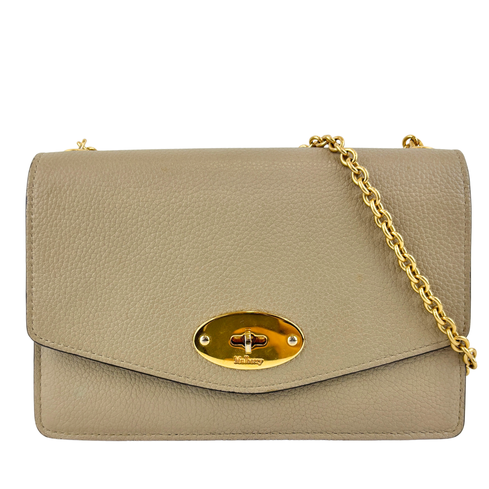 Small Darley Classic Grain in Dune Crossbody Bag - Glampot