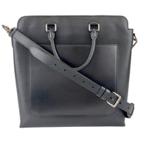 Brooks Epi Leather Tote Bag Black