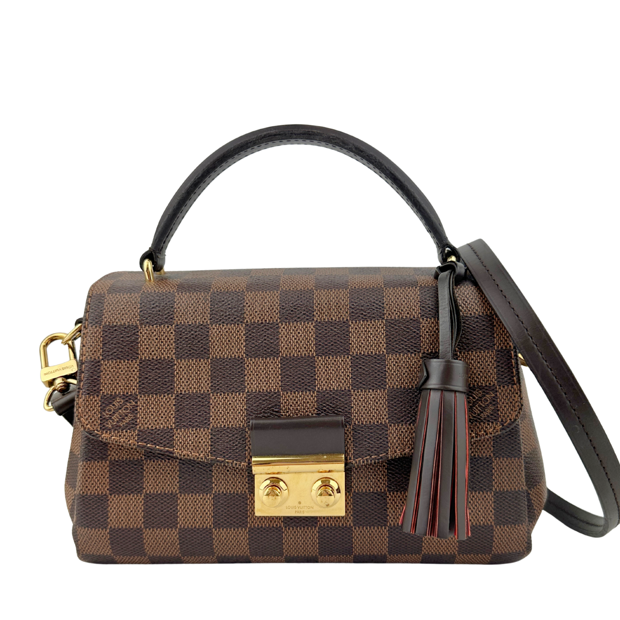 N53000 Croisette Damier Ebene Canvas Bag