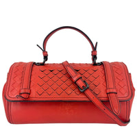 Cruise 2017 Monaco Red Leather Satchel