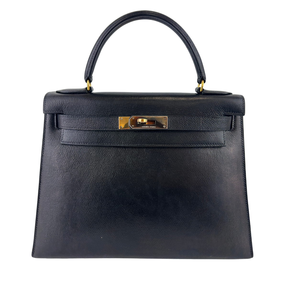 Kelly Vintage Sellier 28 Black Epsom GHW - Glampot