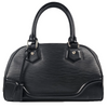 Epi Leather Montaigne Bowling Bag in Black