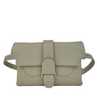 Sand Pebbled Leather Aria Belt Bag