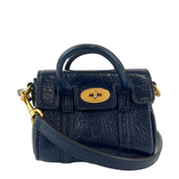 Micro Bayswater Bag in Sapphire Smooth Glossy Calfskin