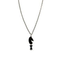 Cavalier Necklace in Black