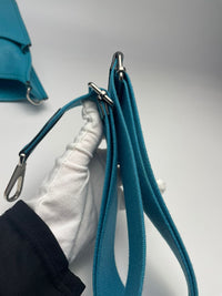 Evelyne PM III in Turquoise Clemence Leather PHW
