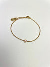 Gelang D'Amour dalam Rose Gold/Pink Sapphire