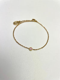 D'Amour Bracelet in Rose Gold/Pink Sapphire