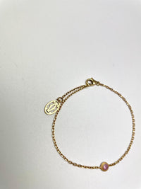 D'Amour Bracelet in Rose Gold/Pink Sapphire