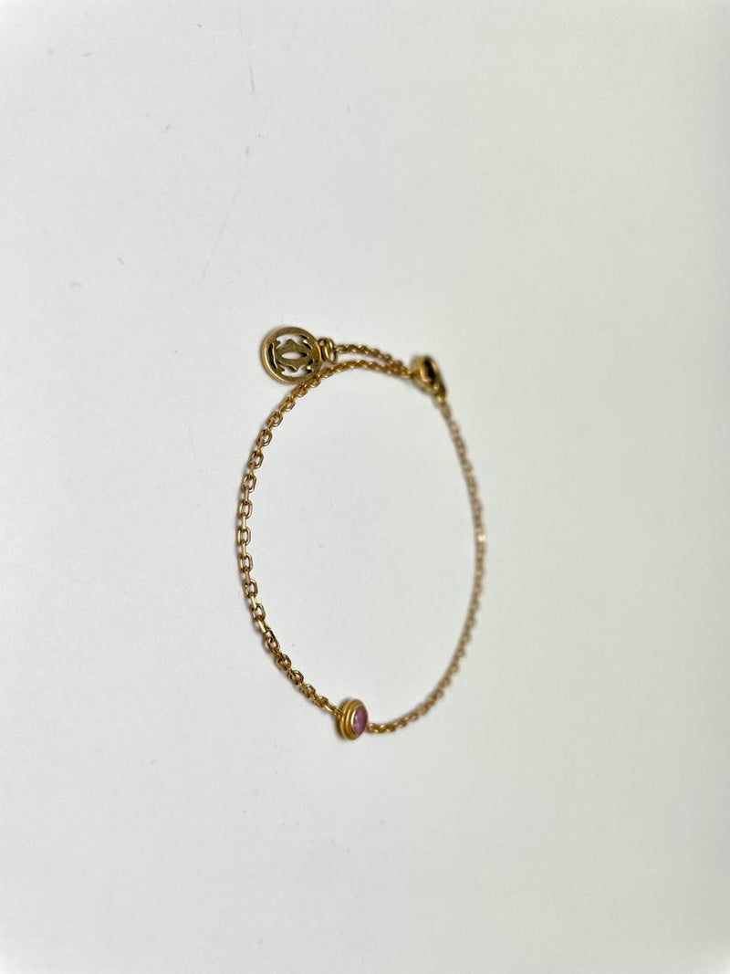 Gelang D'Amour dalam Rose Gold/Pink Sapphire